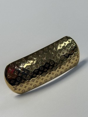 LOUIS VUITTON M80277 Barrette Nanogram Accessory Hair Clip 