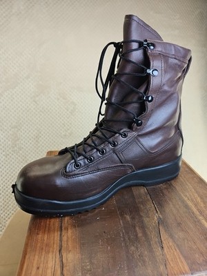 Belleville USMC Flight Approved Chocolate Brn Boots Leather Men's 13, Women's 15