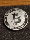 1 oz Bitcoin Silver Round .999 fine Silver Bullion 1 Troy Ounce GSM