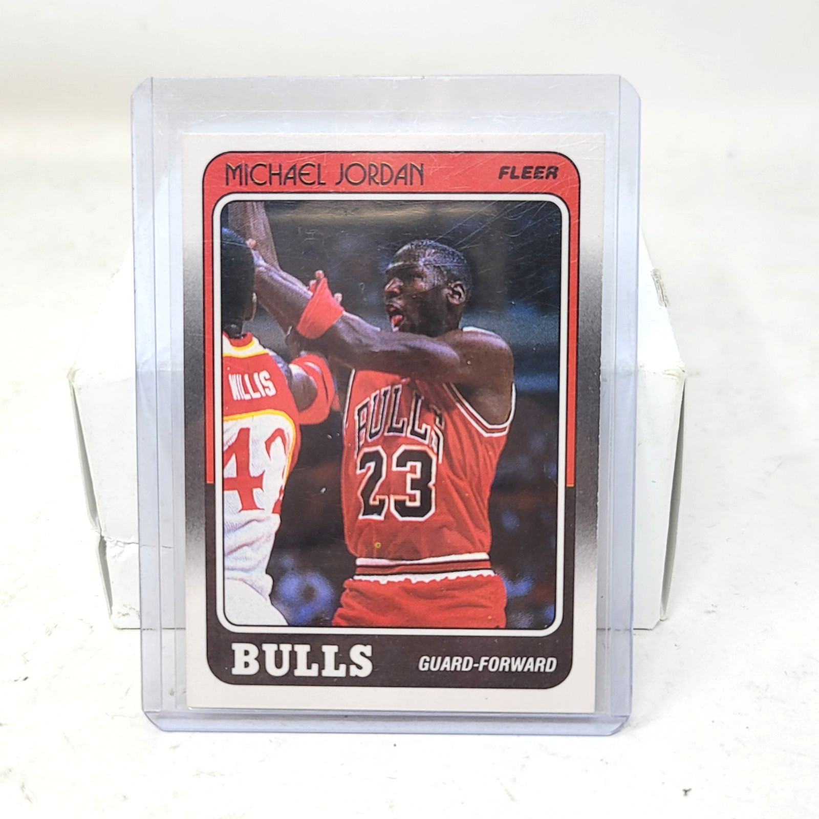 1988-89 Fleer NBA Basketball Card #17 - Michael Jordan Chicago Bulls