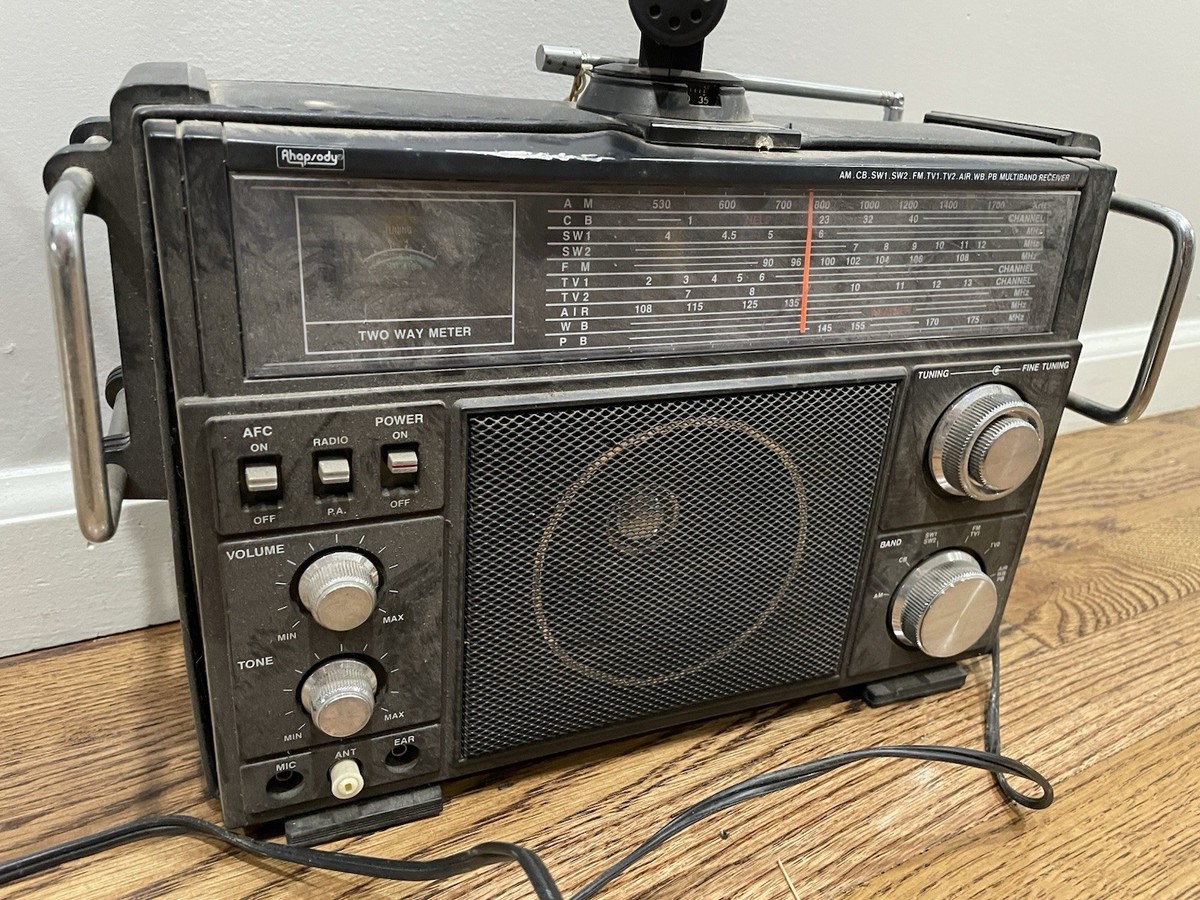 Rhapsody Model No. RY-610 Multiband Receiver Tested Vintage Radio