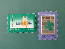 Poland Polska 1965 Stamps Set 2 Mint Never Hinged