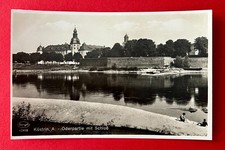 Foto AK KÜSTRIN Neumark um 1935 Oderpartie mit Schloss   ( 161129