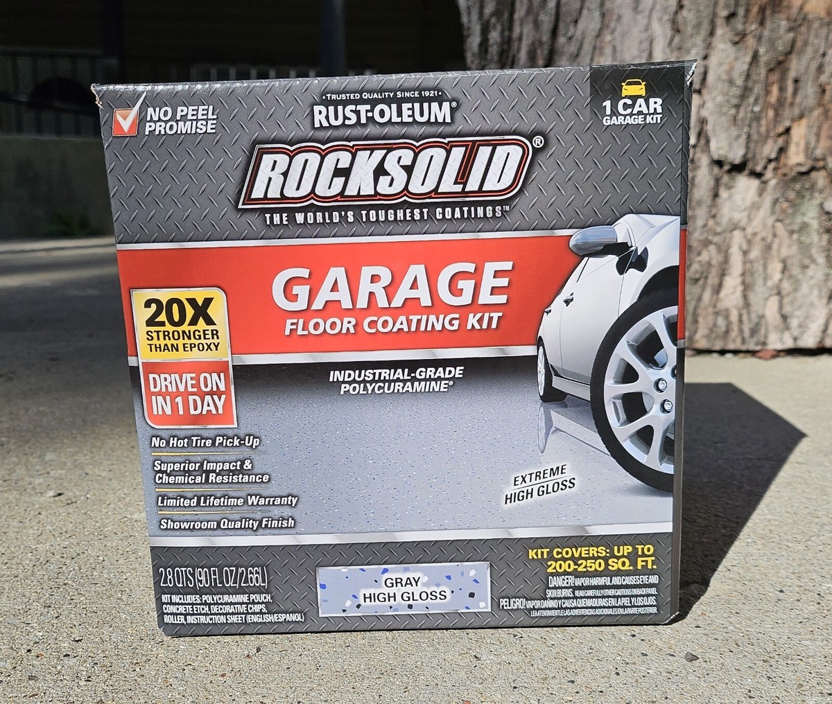 KEN自然薯～2kg～ Rust-Oleum 293513 Rocksolid Polycuramine Garage Oil Floor