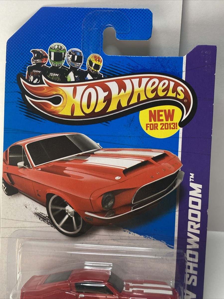 Hot Wheels 1968 Ford Shelby Mustang GT500 Red White HW Showroom | eBay