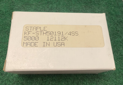 King Fastener Company- KF-STH50191-1/4  Staples-5000 Count-12112K U.S.A Made