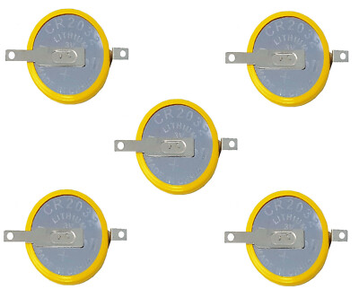 EASTCELL 5 x F2-CMOS Batterie/Battery BIOS BR / CR2032-1F2 mit Lötfahne 3V fürPC
