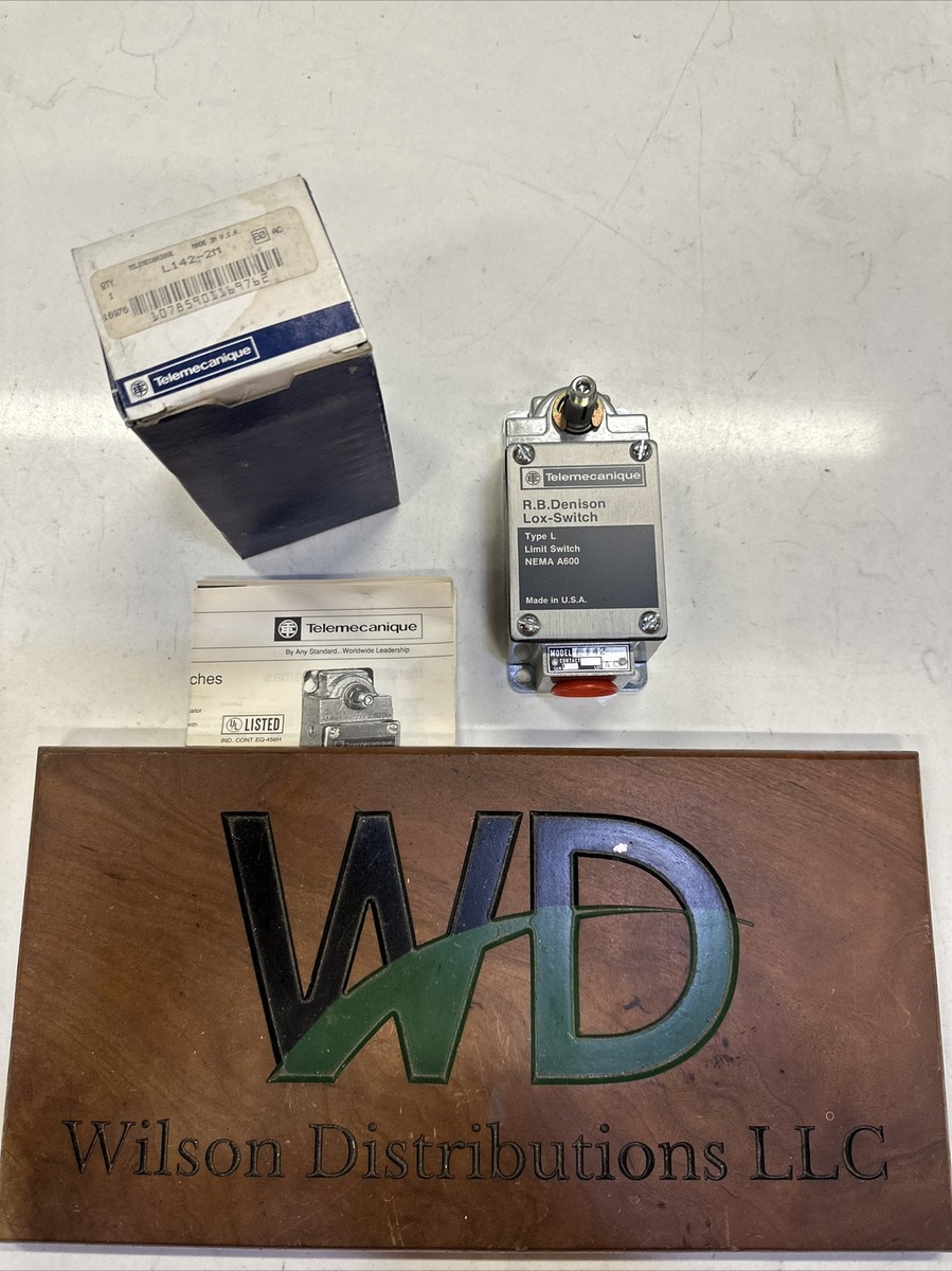 NEW TELEMECANIQUE L142-2M SER F R.B. DENISON LOX-SWITCH TYPE L
