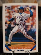 TOPPS 1993 CARD #25 JOHN FRANCO METS