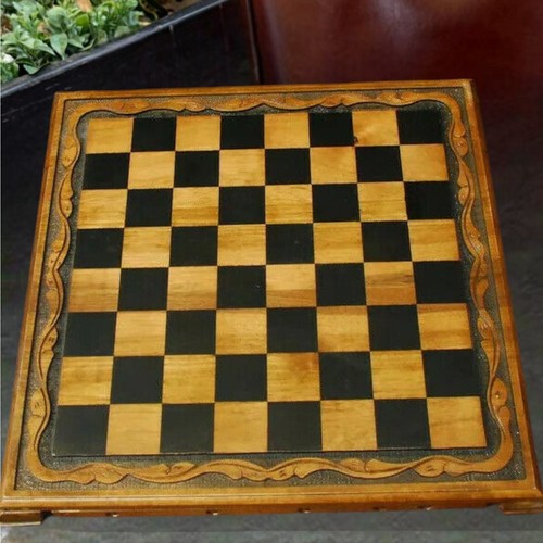 Vintage Chess Board 100% Handcrafted Solid Walnut Wood 16"in - Gift Ideas🎁 - Picture 2 of 8