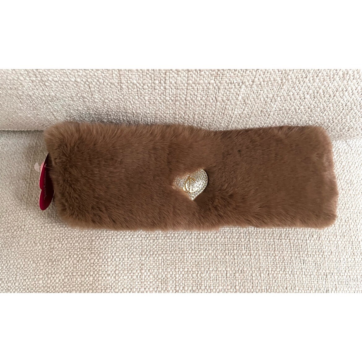 Juicy Couture Faux Fur Headband Luxe Soft Brown | eBay display picture 3