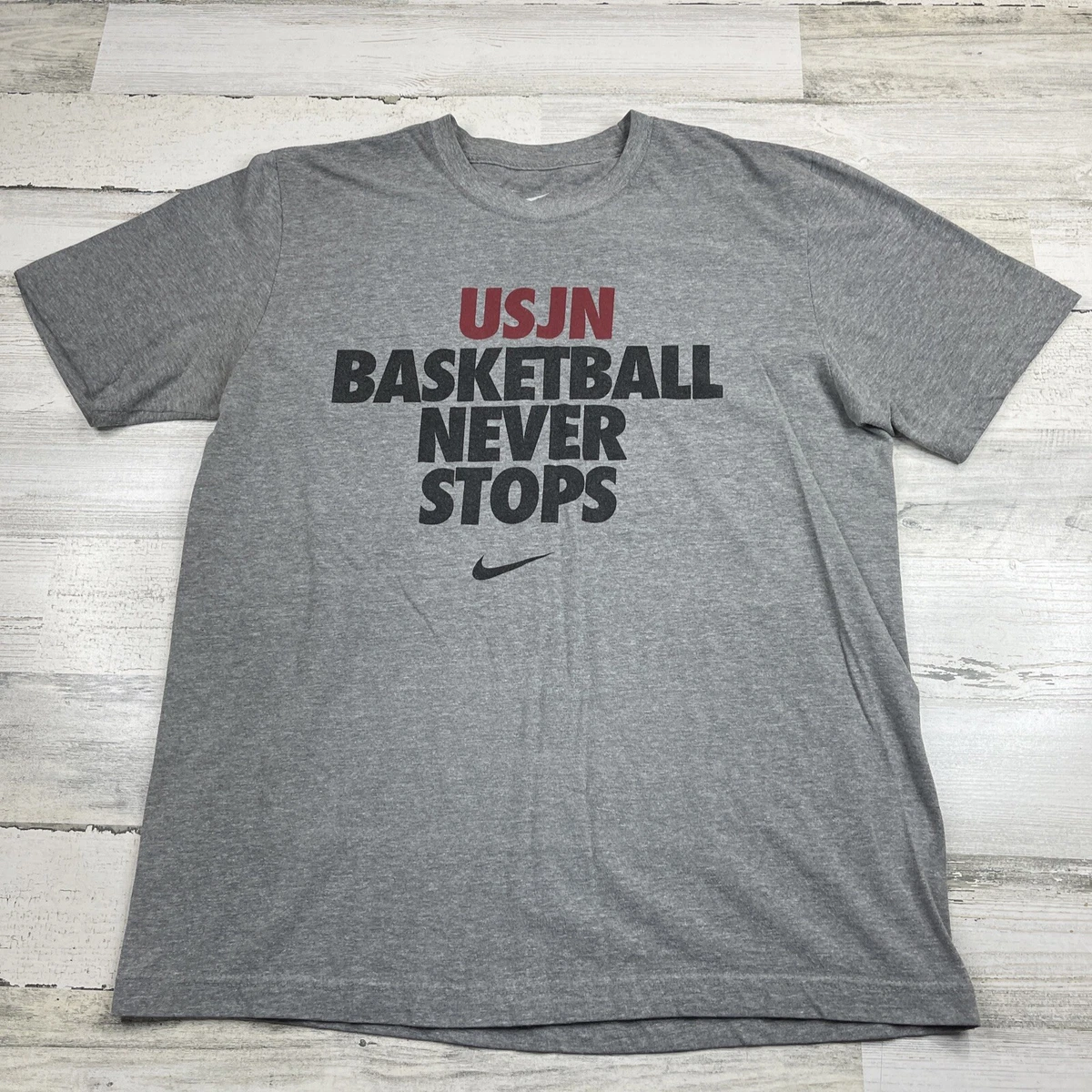 Basketball never stops clearance shirt