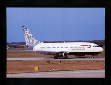 Aviation Airplane Airline Postcard #206 Deutsche BA Boeing B737 3L9 Berlin