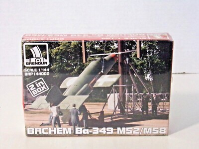 Brengun Models, BACHEM Ba-349 M52/M58 Rocket Fighter Double Kit Scale 1/144