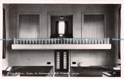 R255646 Orgel- und Chorstalls St Matthews Kirche Millbrook Jersey 65 The Seal o