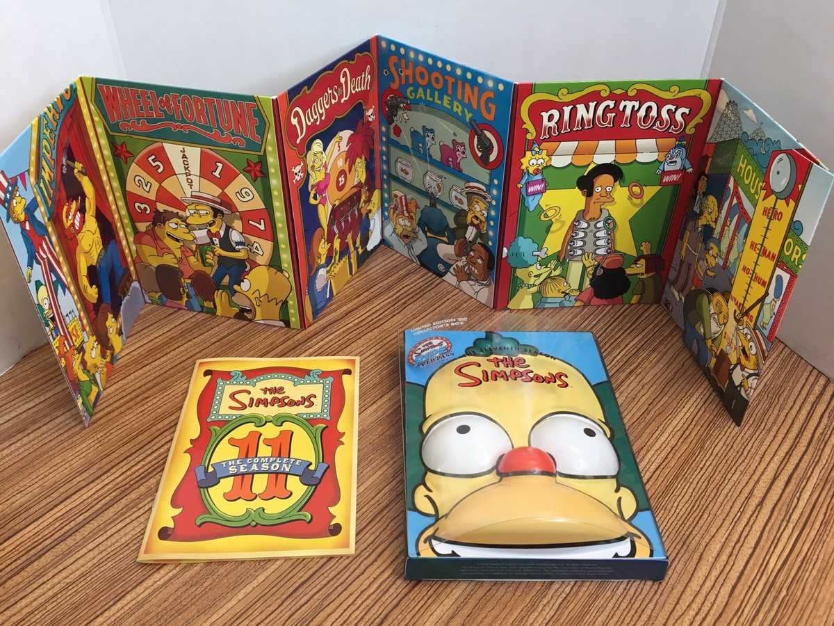 Simpsons Complete Eleventh Season 11 Collector's Edition 4 DVD Set