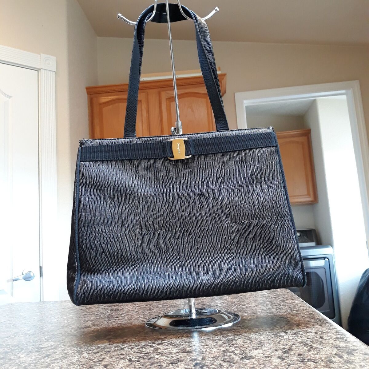 Authentic Vintage Salvatore Ferragamo Vara Tote Shoulder Bag Authentic Vintage Salvatore Ferragamo Vara Tote Shoulder Bag