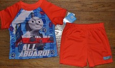 Thomas The Tank Engine Thomas  Friends 2 Piece Summer Short Pajama Licensed