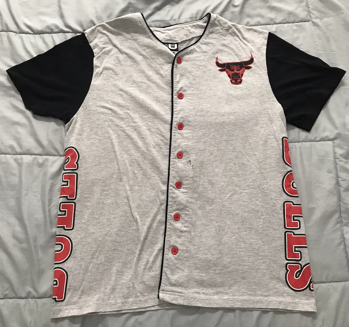 chicago bulls button down shirt