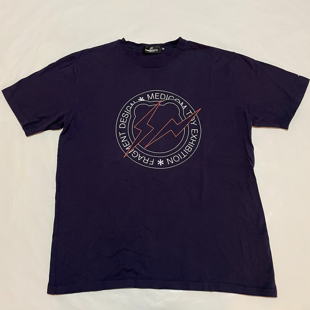 Fragment Design x Medicom Toy Bearbrick T Shirt Logo Mens Size XL 
