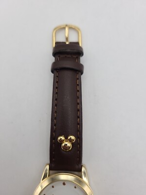 Disney Mickey Mouse Watch Lot of 2 Quartz Watches Working Leather Straps s-l400.jpg main image 3