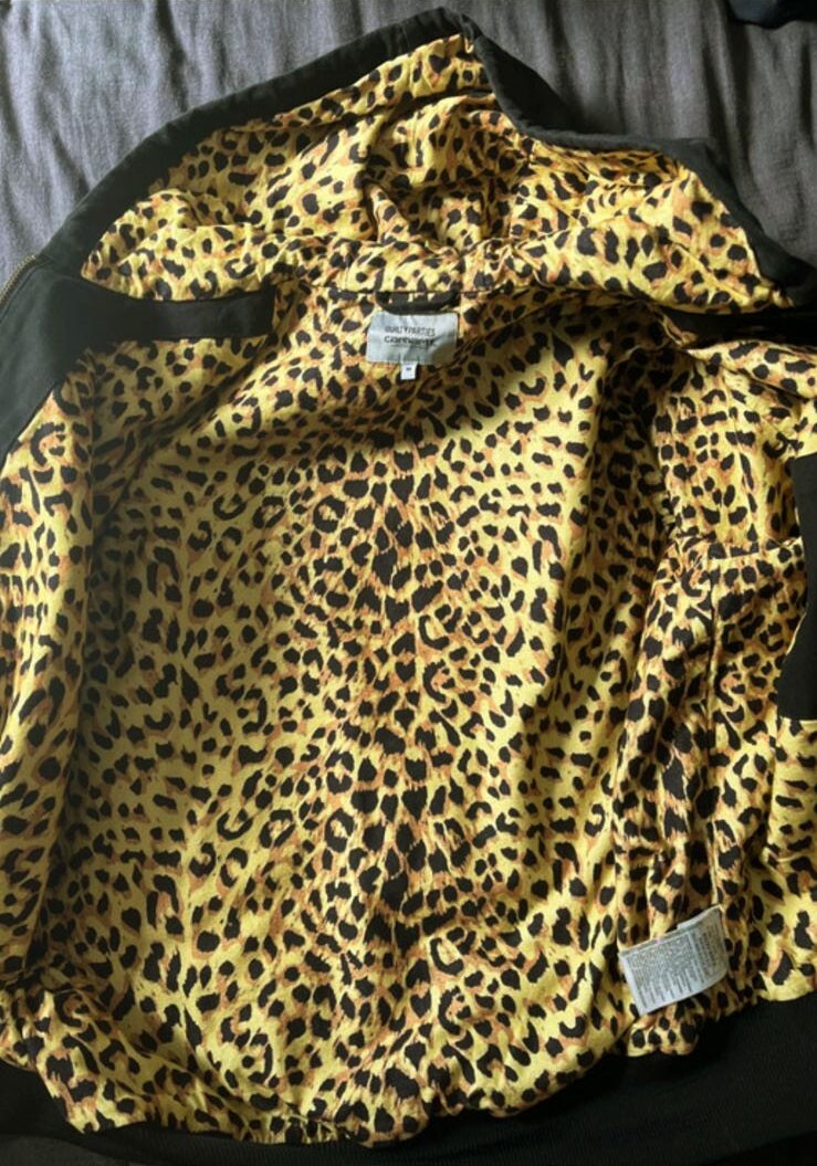 ワコマリア カーハート GUILTY PARTIESレオパード ジャケット L Carhartt Wacko Maria Guilty Parties Leopard Print Lined
