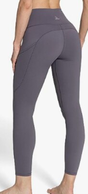 Cathie Moochie Women's High Waisted Tummy Control Buttery Soft w/ Side Pockets-L