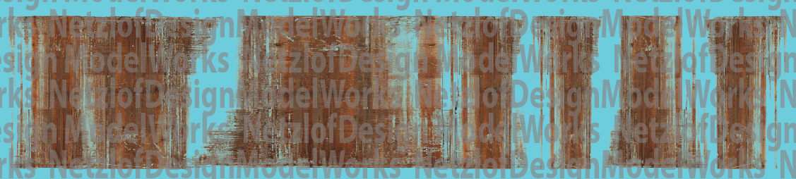 HO Scale - Roof Rust Weathering Set 1