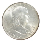 1950 Franklin Silver Half Dollar ~ Uncirculated