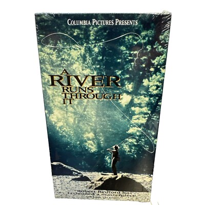 River Runs Through It VHS, New Sealed, Brad Pitt, Tom Skerritt, 1993, Brand New