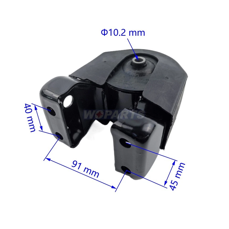 Комплект креплений двигателя и трансмиссии 4 шт подходит для Hyundai Sonata 3,3 л 2006-2008 годов выпуска - Изображение 4 из 4
