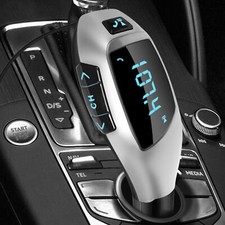 FM Transmitter Car Car Music Player Car Kit w/ SD Card Slot Supports USB Flash
