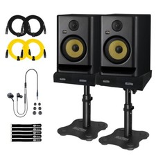 KRK Rokit RP7 G5 7" Studio Monitors 2-Pack with Desktop Stands