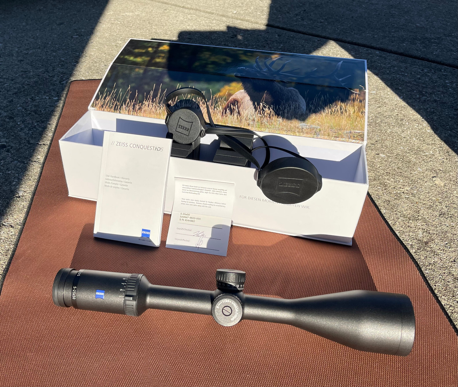 Zeiss 525x50 Conquest HD5 Riflescope ZPlex Reticle 20 With Ballistic