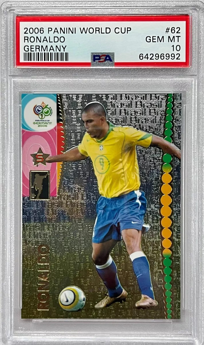 2006 Panini World Cup Germany Ronaldo #62 PSA GEM MINT 10! POP 3!