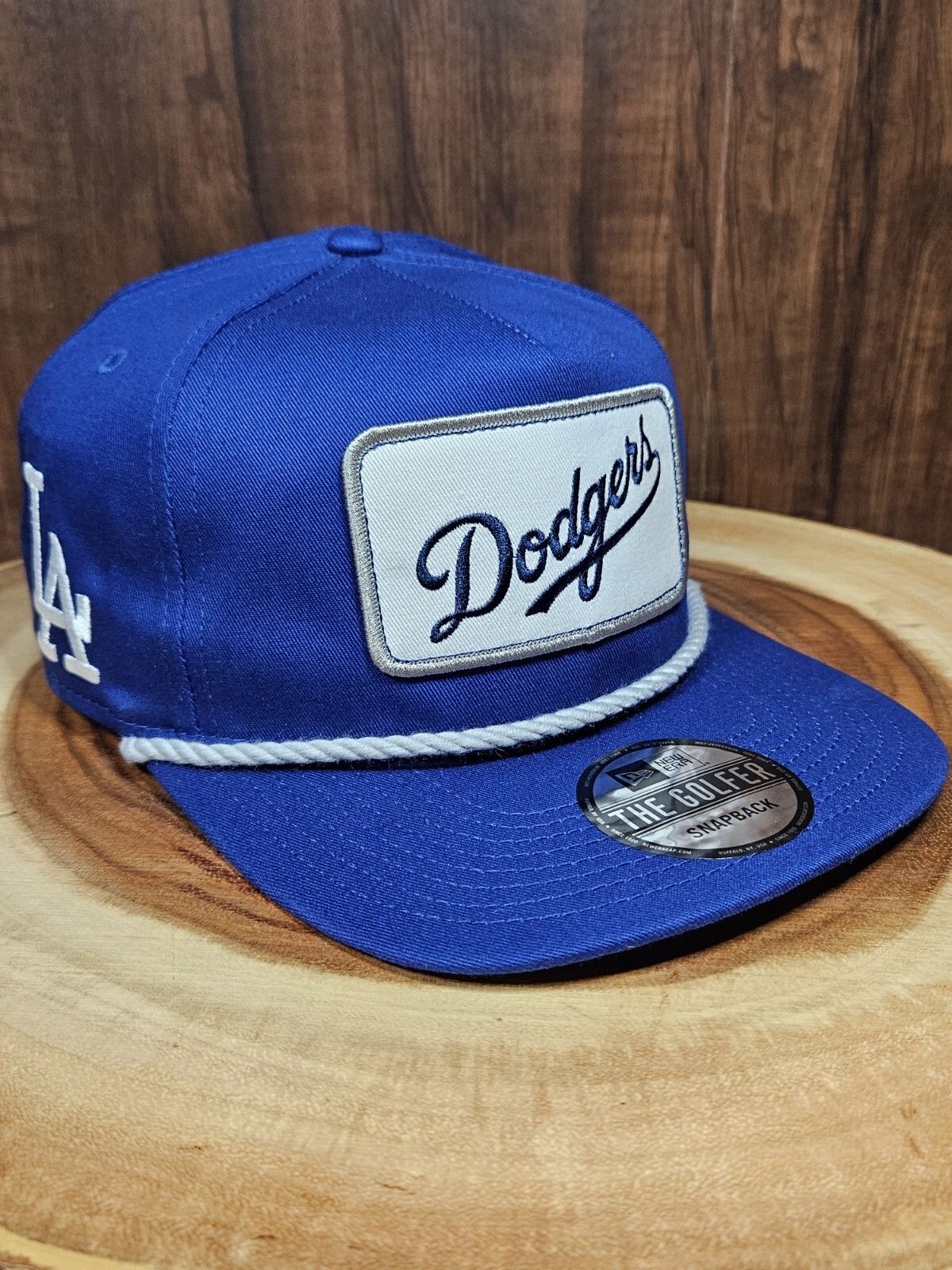Los Angeles Dodgers New Era Adjustable Snapback Golfer Rope Hat MLB Cap