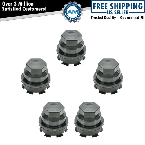 Dorman Wheel Lug Nut Cap Black Kit of 5 for Chevy GMC Tahoe Suburban