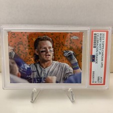BOBBY WITT JR. 2023 TOPPS CHROME UPDATE CELEBRACION ORANGE /25 PSA 9 POP 5