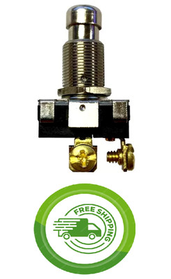 Philmore 30-1426 Heavy Duty AC Push Button - OFF  Momentary ON Switch - 15A 125V