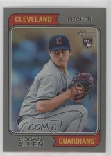 2023 Heritage High Number Silver Bordered Chrome Refractor /274 Logan Allen 2g8