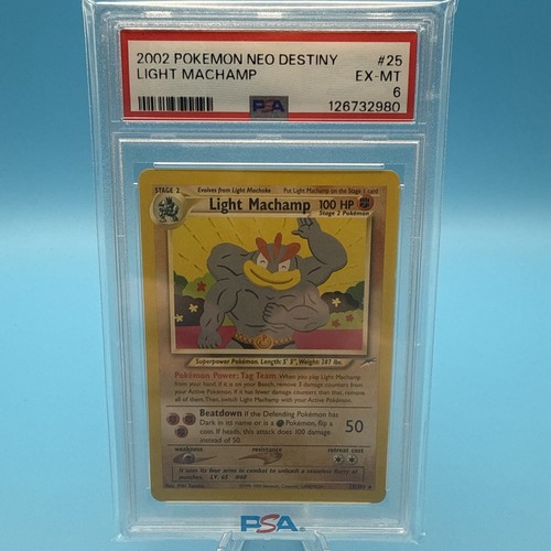 Light Machamp (Unlimited) graded PSA 6 for sale on eBay