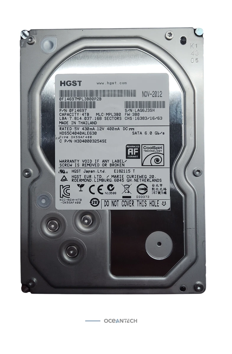 HGST 4TB Computer Internal Hard Disk Drives for sale | eBay