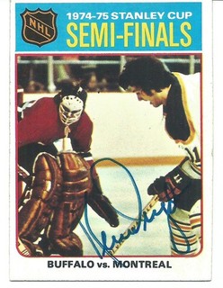 KEN DRYDEN CANADIENS 1975 76 VINTAGE IN PERSON SIGNED AUTOGRAPH CARD