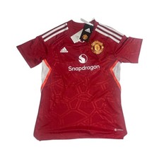 David Beckham/C. RONALDO, Adidas jersey,Manchester United, youth medium, new/tag