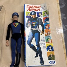captain action ideal orginal 1966 come with box, missing one boot