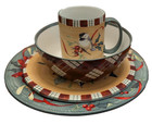 4 Piece Set Lenox "Winter Greetings Everyday" Place Setting"Chickadee" — photo 1