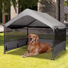 Extra Large Dog House Outside, Dog Tent Outdoor Shelter Doghouse Canopy, XL 48"