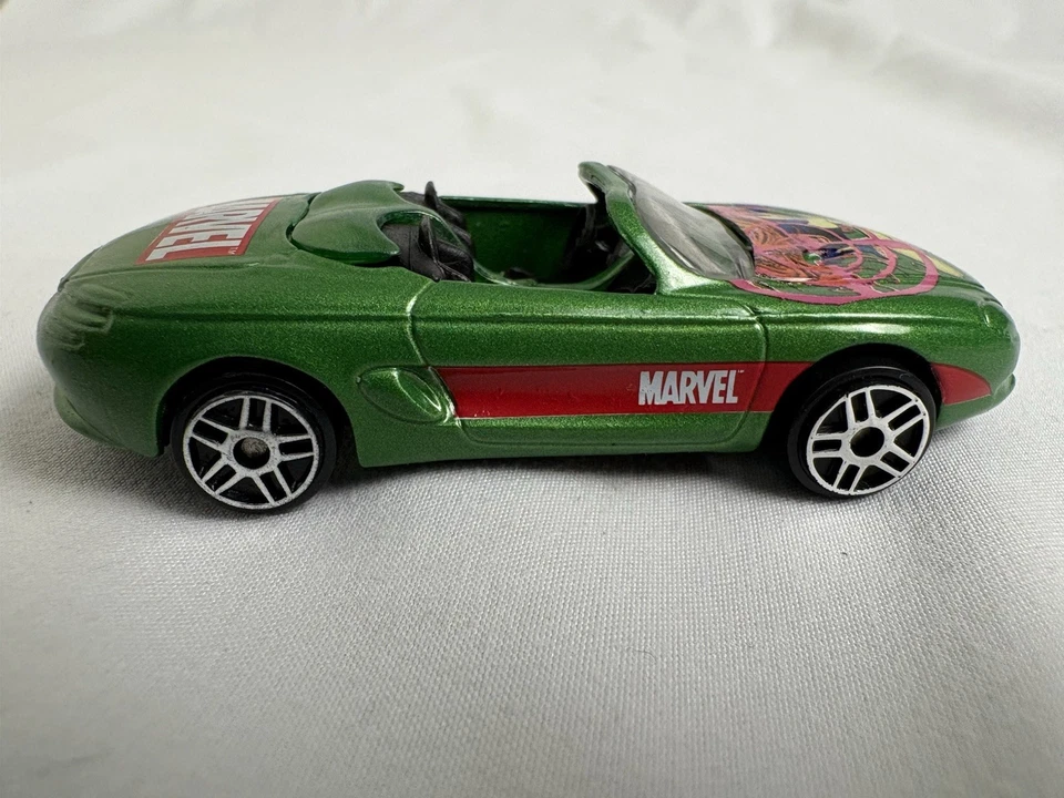MARVEL JEAN GRAY Maisto Die-Cast Car X-Men Ford Mustang Mach III Green #34 Loose - Image 2 of 4