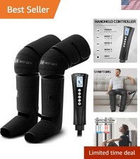 Elegant Electric Leg Massager with Air Compression  Heat   Perfect For Gifting