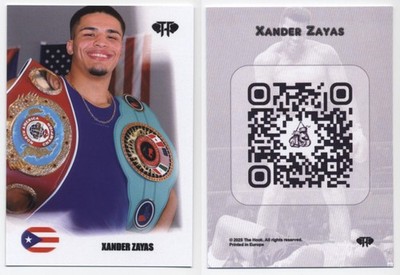 2025 The Hook Boxing Xander Zayas rookie